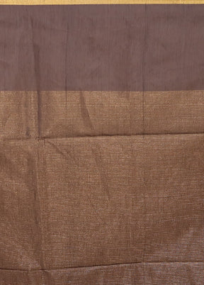 Black Matka Silk Saree With Blouse Piece