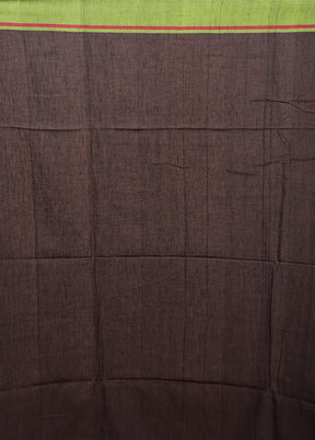 Black Matka Silk Saree With Blouse Piece