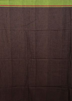 Black Matka Silk Saree With Blouse Piece