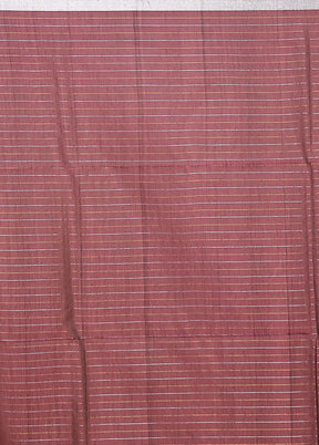 Maroon Matka Silk Saree With Blouse Piece