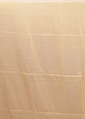 Peach Matka Silk Saree With Blouse Piece
