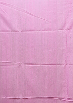 Purple Matka Silk Saree With Blouse Piece
