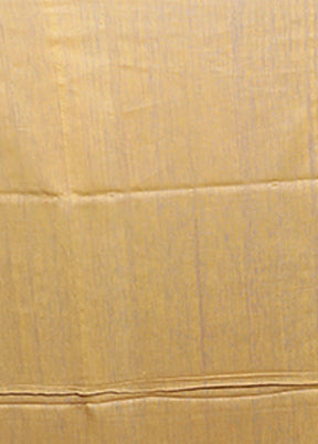 Yellow Matka Silk Saree With Blouse Piece