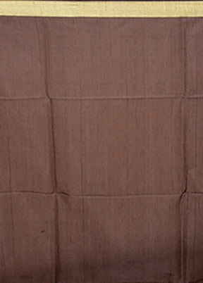 Black Matka Silk Saree With Blouse Piece