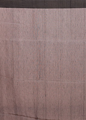 Rust Matka Silk Saree With Blouse Piece