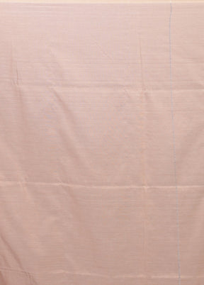 Cream Matka Silk Saree With Blouse Piece