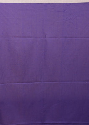 Blue Matka Silk Saree With Blouse Piece