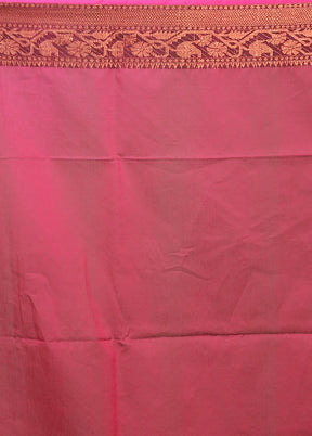 Black Matka Silk Saree With Blouse Piece