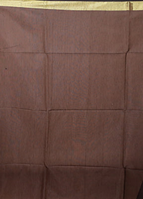 Black Matka Silk Saree With Blouse Piece