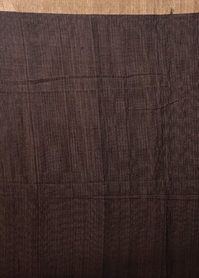 Purple Matka Silk Saree With Blouse Piece