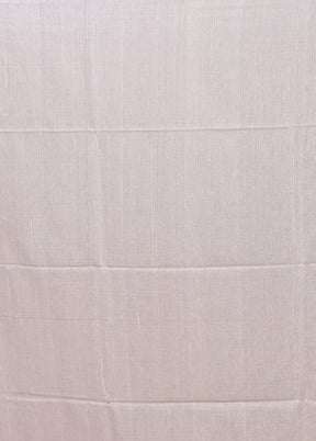 White Matka Silk Saree With Blouse Piece
