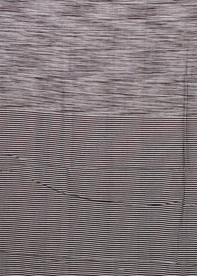 Black Matka Silk Saree With Blouse Piece