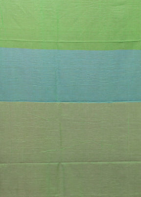 Green Matka Silk Saree With Blouse Piece