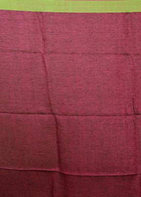 Blue Linen Silk Saree With Blouse Piece