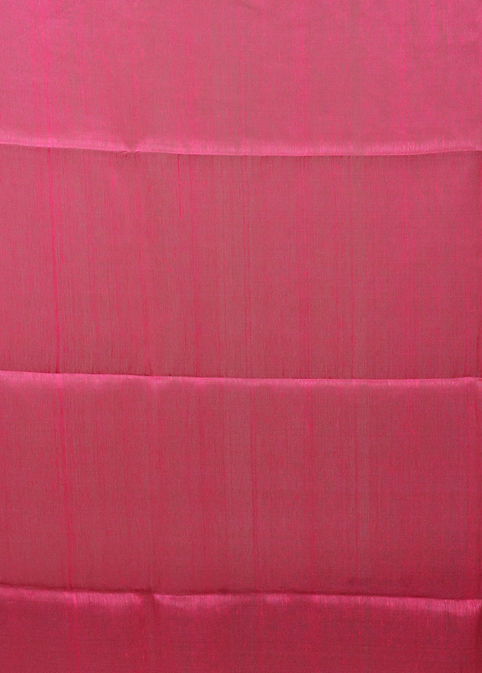 Yellow Matka Silk Saree With Blouse Piece