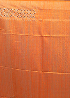 Purple Handloom Matka Pure Silk Saree With Blouse Piece
