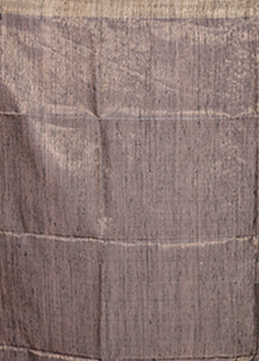 White Handloom Matka Pure Silk Saree With Blouse Piece