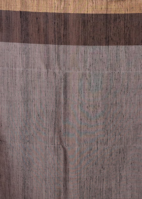 Blue Handloom Matka Pure Silk Saree With Blouse Piece