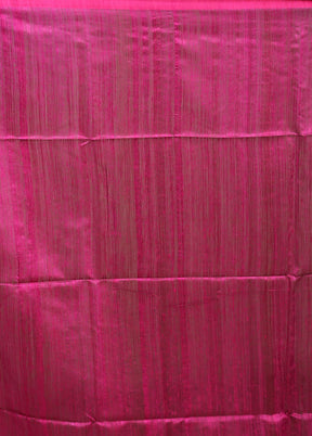 Black Handloom Matka Pure Silk Saree With Blouse Piece