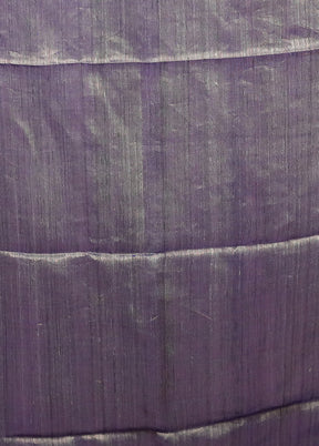 Blue Handloom Matka Pure Silk Saree With Blouse Piece
