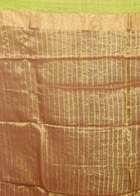 Pink Handloom Matka Pure Silk Saree With Blouse Piece