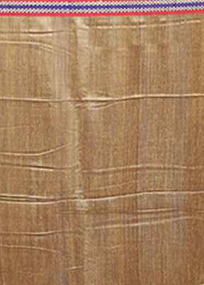 Cream Handloom Matka Pure Silk Saree With Blouse Piece