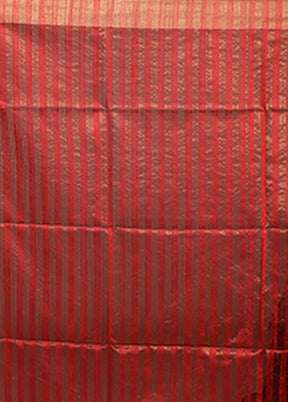 Black Handloom Matka Pure Silk Saree With Blouse Piece
