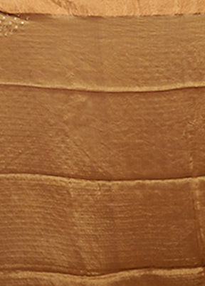Cream Handloom Matka Pure Silk Saree With Blouse Piece