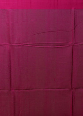 Pink Matka Silk Saree With Blouse Piece