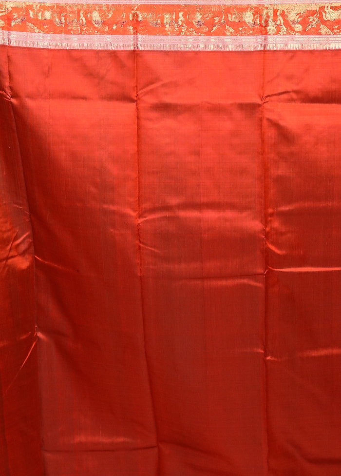 Green Handloom Baluchari Pure Silk Saree With Blouse Piece