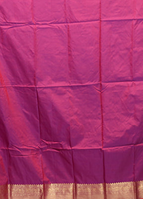 Brown Dupion Silk Saree With Blouse Piece