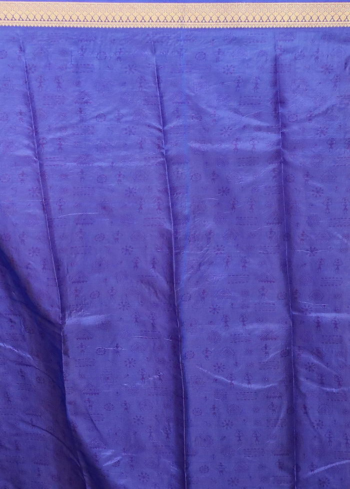 Cream Printed Pure Silk Saree Without Blouse Piece