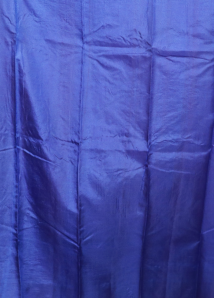 Red Printed Pure Silk Saree Without Blouse Piece