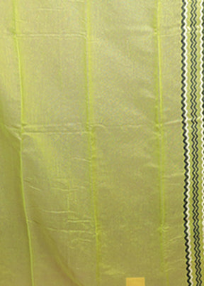 Green Jamdani Cotton Saree Without Blouse Piece