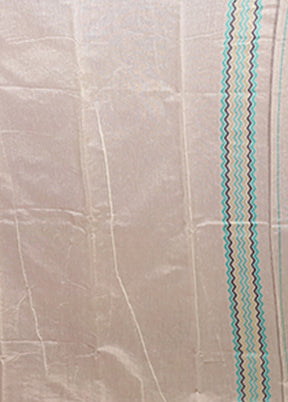 White Jamdani Cotton Saree Without Blouse Piece