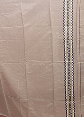 Grey Jamdani Cotton Saree Without Blouse Piece