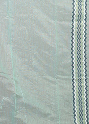 Green Jamdani Cotton Saree Without Blouse Piece