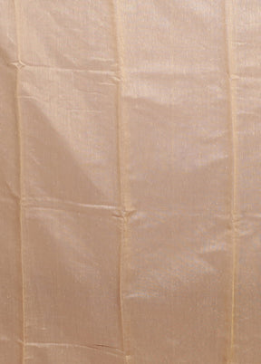 Cream Jamdani Cotton Saree Without Blouse Piece
