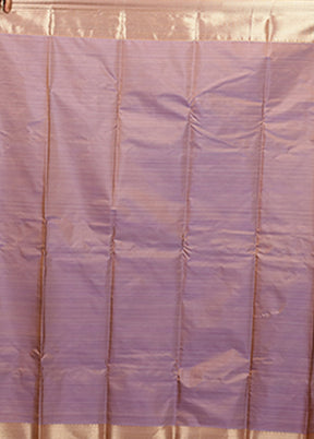 Yellow Kanjivaram Silk Saree With Blouse Piece