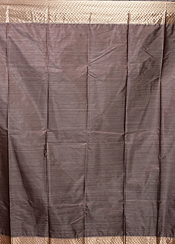 Cream Kanjivaram Silk Saree With Blouse Piece