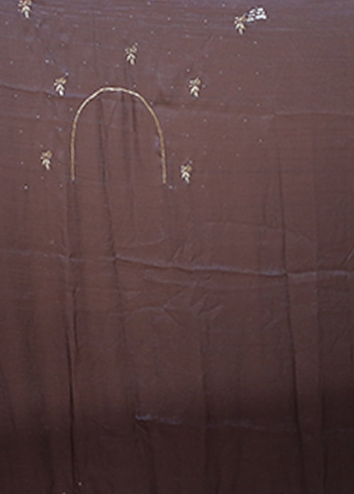 Blue Tissue Silk Saree With Blouse Piece