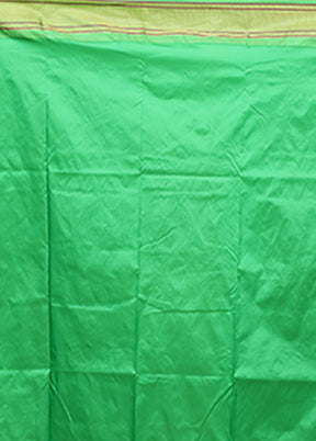 Purple Handloom Kanchipuram Pure Silk Saree With Blouse Piece