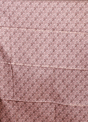 Pink Tussar Silk Saree With Blouse Piece