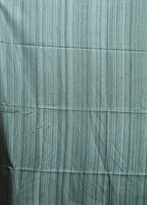 Green Tussar Silk Saree With Blouse Piece