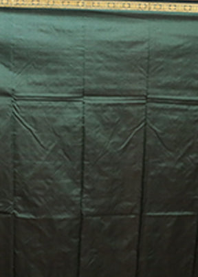 Green Kanjivaram Silk Saree With Blouse Piece