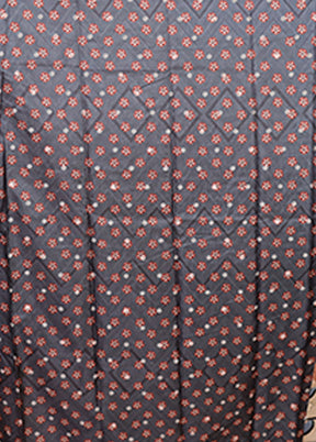 Cream Tussar Silk Saree With Blouse Piece