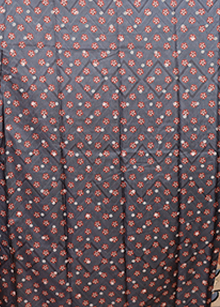 Cream Tussar Silk Saree With Blouse Piece