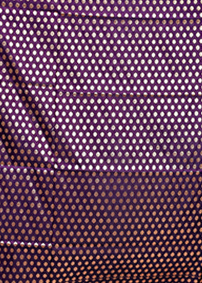 Purple Banarasi Silk Saree With Blouse Piece