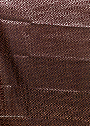 Maroon Banarasi Silk Saree With Blouse Piece