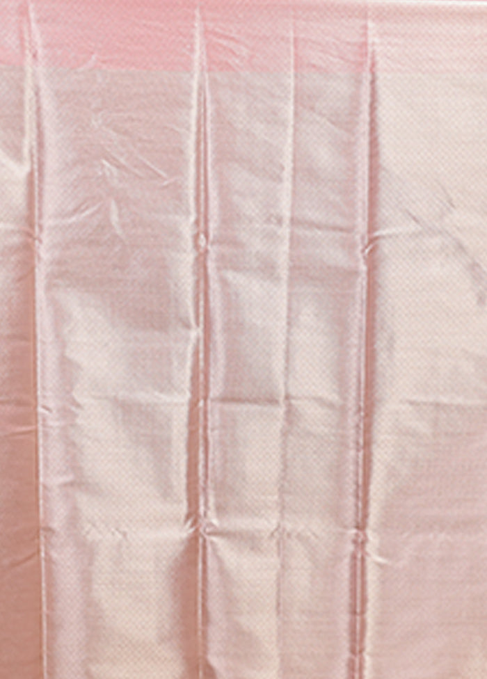 Pink Organza Saree With Blouse Piece